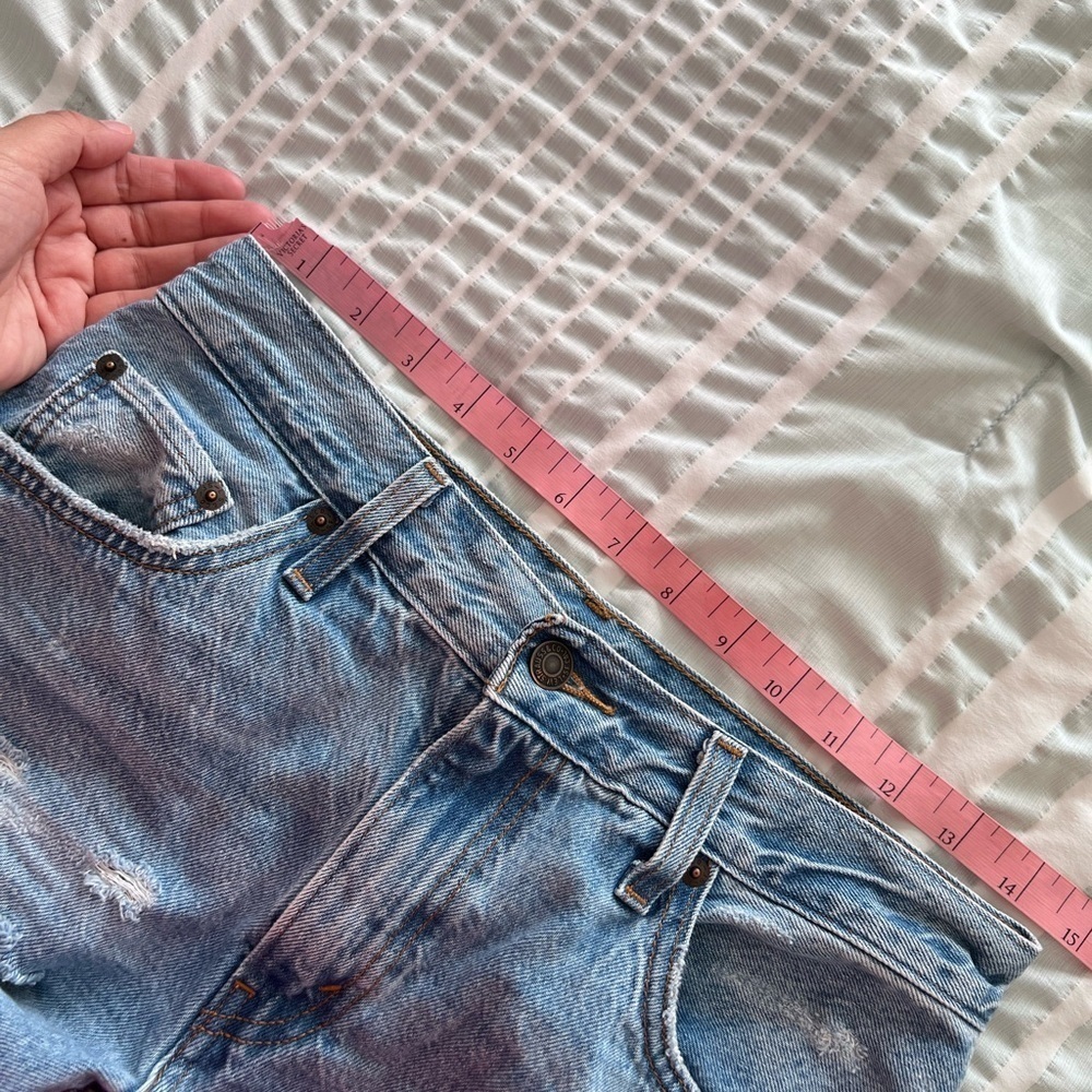 Levi’s Blue Distressed baggy dad Jeans size 25 - Picture 12 of 13